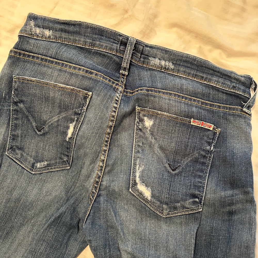 Hudson Skinny Distressed Jeans
